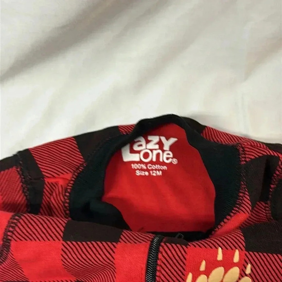 Lazy One - NWOT - long sleeve safe sleep one piece Pajama. Size 12 months - Picture 4 of 4
